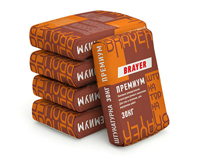 Brayer Dry Mix Packaging Design
