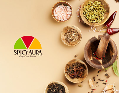 Spicy Aura - Brand Logo Design | Product Packaging