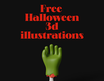 Free Halloween 3d illustrations