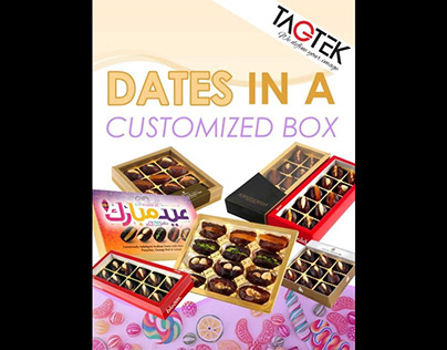 Dates In customized box