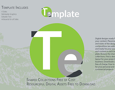 Free Illustrator Template Download-Package 10in Design
