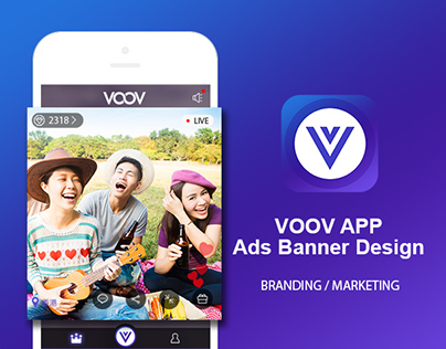 VOOV Live - Social Media Design