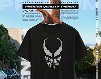 Venom T-shirt mockup design