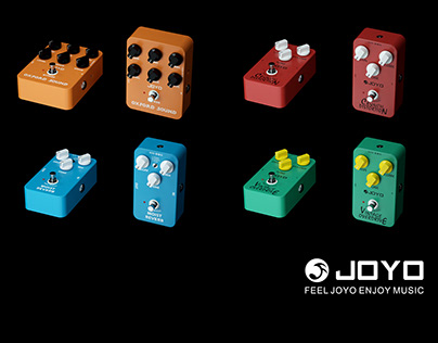 Joyo Guitar Pedals - 3D Model