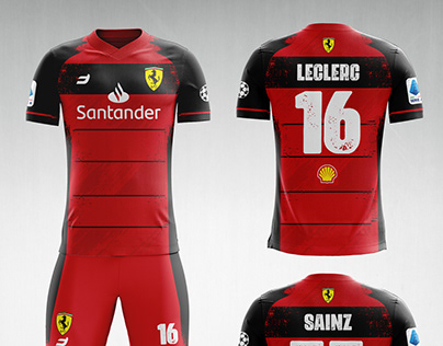 Formula1 Football Clubs 2022 Kit Collection