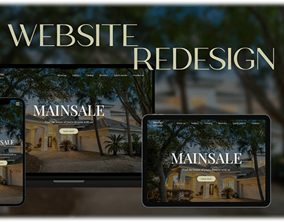 Website redesign for realty company