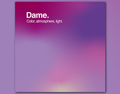 Graphic for advertising: Dame lamp