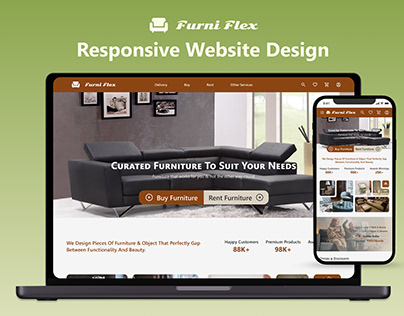 Furni Flex | Responsive Website (Furniture Rental)