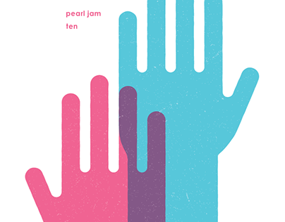Pearl Jam // "Ten" Anniversary Poster