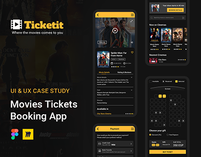 Movies Booking App UI/UX Case Study