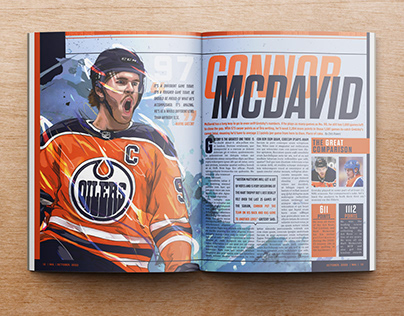Connor McDavid Oilers Magazine Spread