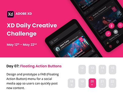 Creative Challenge 07 - Floating Action Buttons