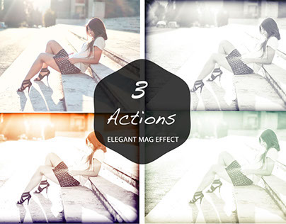 Elegant Fashion Mag Effect Actions