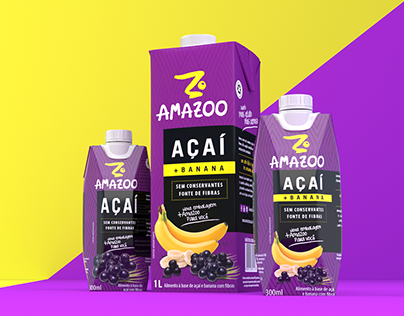 Amazoo Açaí - Novas Embalagens
