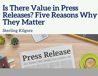 Is There Value In Press Releases?