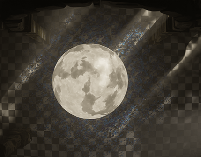 CGI Render Moon