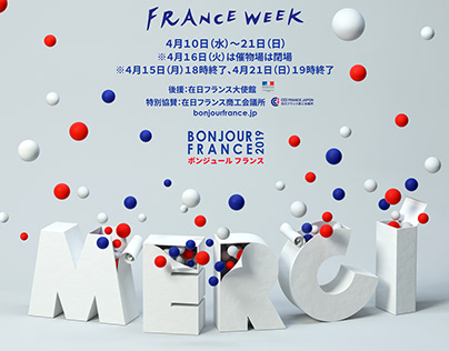 Bonjour France 2019 3D Design