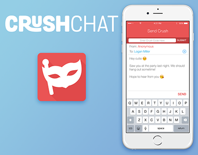 CrushChat UI Design and Branding