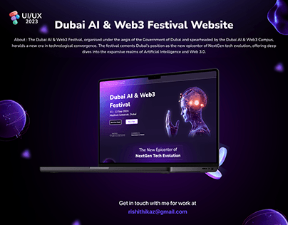 Dubai AI & Web3 Festival Website Redesign