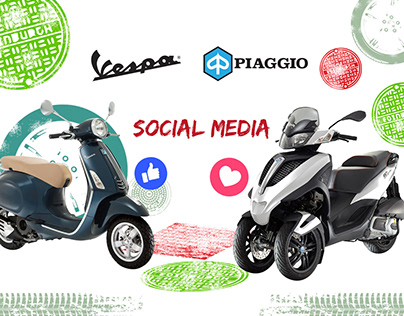 Vespa & Piaggo Social Media