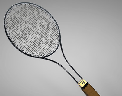 Wilson T2000 Jimmy Connors 3D Model