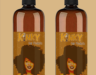 Kinky Hair Products Mock Up
