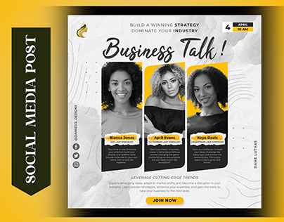 Women's Business Talk Ad Campaign: Empowering Ambition