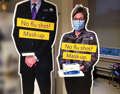 Mask-Up Campaign Life-sized Cut-outs
