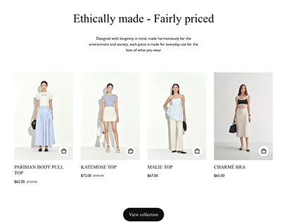 Blum - Shopify ecommerce website
