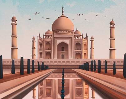 Taj Mahal | India | Poster