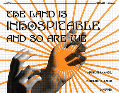 The Land Is Inhospitable and So Are We (Concept poster)