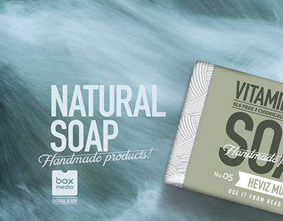 Soap package design for Vitamin Bottle