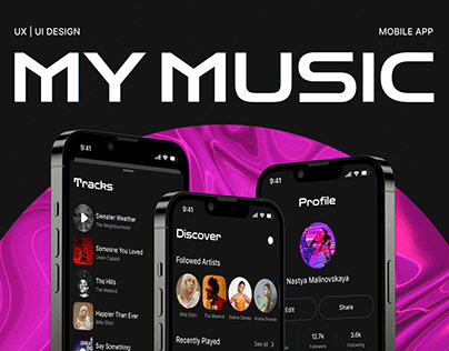 Project thumbnail - Music mobile app