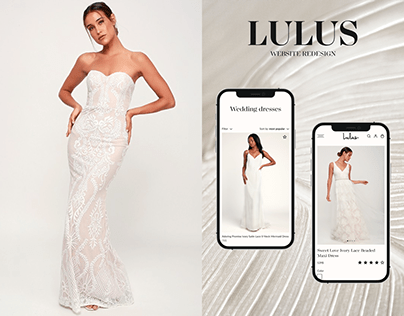 LULUS e-commerce website