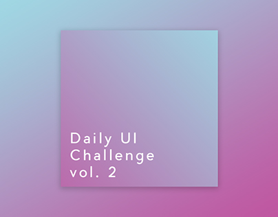 Daily UI Challenge (26-50)
