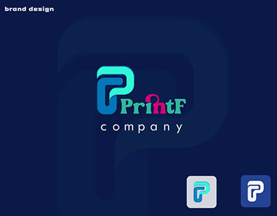 PrintF logo design