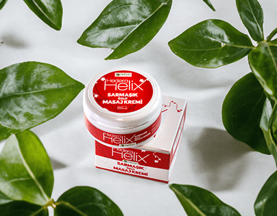 Mehan Hedera Helix Massage Cream Packaging, Photography