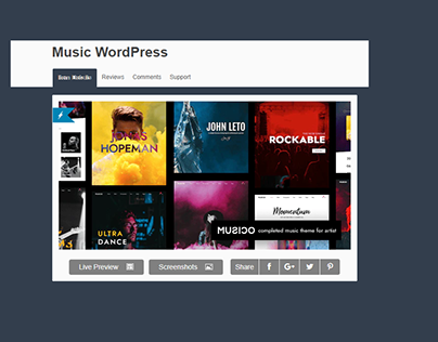Music WordPress Theme