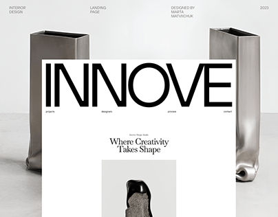 INNOVÉ – Interior Design Studio | Website design