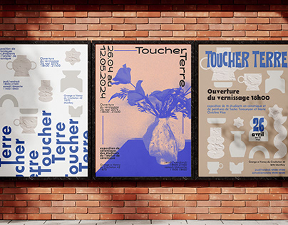 Toucher Terre exhibition poster