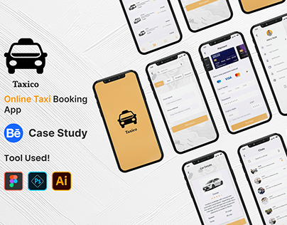 Taxi booking app UX case study