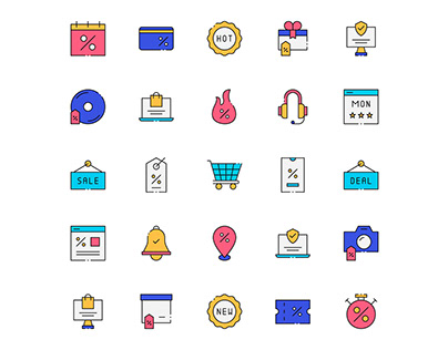 Cyber Monday Icons