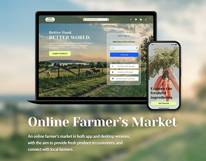 Online Farmer’s Market / UX Case Study