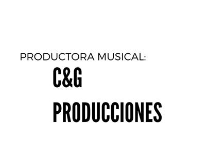 Logo para productora: C&G producciones