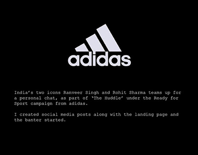 Adidas_Ready For Sport_The Huddle Campaign