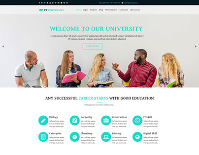 ET University – Responsive University WordPress Theme