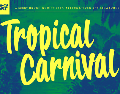 Tropical Carnival: A Sunny Brush Script Font