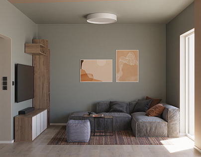 Apartment Interior Design & 3D Visualization.