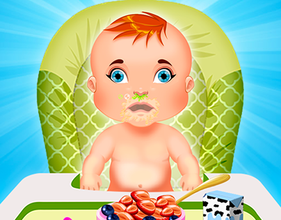 Crazy BabySitter Daycare Game UiI & Title