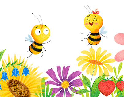 children book ''bees''